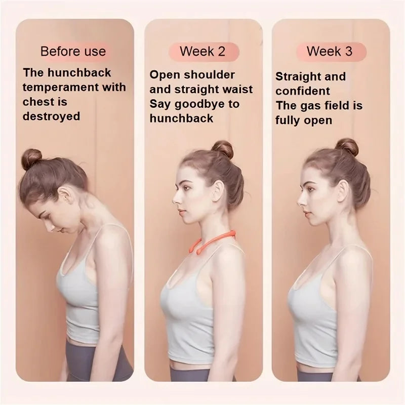 Smart Posture Corrector with Micro Vibration and Reminder Sensor for Back and Neck Alignment for Adults and Children