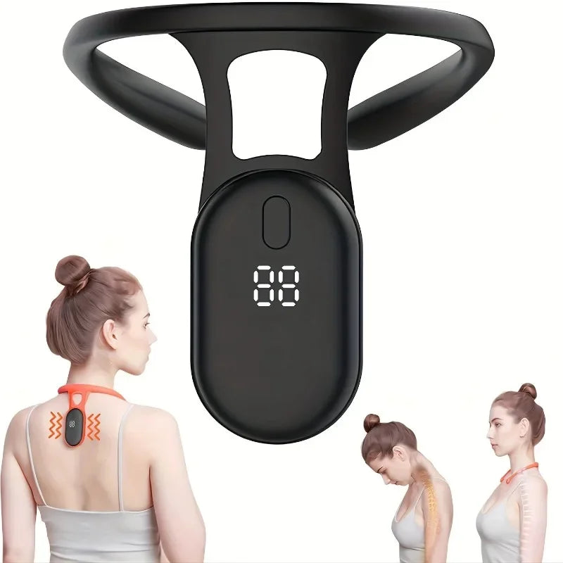 Smart Posture Corrector with Micro Vibration and Reminder Sensor for Back and Neck Alignment for Adults and Children